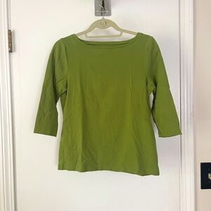 Talbots Boatneck 3/4 sleeve top